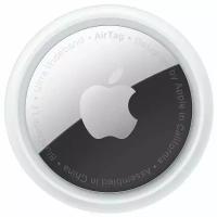 Трекер Apple AirTag модели iPhone и iPod touch с iOS 14.5 или новее; модели iPad с iPadOS 14.5 или новее, 1 шт, из упаковки с 4 шт. белый/серебристый