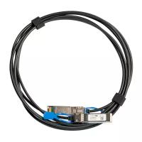 XS+DA0001 Патч-корд MikroTik 25G 1м черный SFP28-SFP28