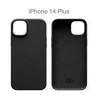 Силиконовый чехол COMMO Shield Case для iPhone 14 Plus с поддержкой беспроводной зарядки, Black