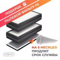 Комплект фильтров F7 + HEPA Е11 (H11) + АК для бризера Tion O2 + пылевой F5