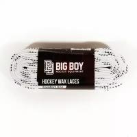 Шнурки для коньков BIG BOY Comfort Line с пропиткой, BB-LACES-CL-305WT, 305см, белый