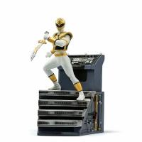 Коллекционная фигурка Iron studio 1/10 Mighty Morphin Power Rangers: White Ranger (Айрон Студио Могучие морфы: Рейнджеры силы - Белый Рейнджер, 18 см)