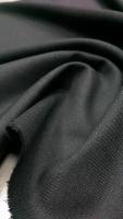 Ткань Габардин чёрного цвета Италия
