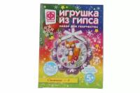 Набор для творчества. Игрушка из гипса снежинка №4