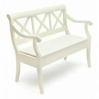 Скамейка Tetchair ALBIZZI (Альбицци), pure white (402)