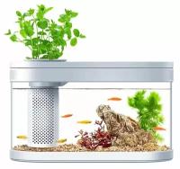 Акваферма Xiaomi Geometry Fish Tank Aquaponics Ecosystem C180 Standart Set (белый)