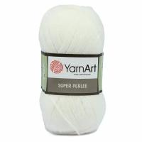 Пряжа для вязания YarnArt 'Super Perlee' 100гр 400м (100% акрил) (150 белый), 5 мотков