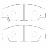 PN8423 Тормозные колодки дисковые NiBK (Черные)