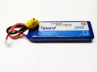 Аккумулятор Li-Po Spard 2600mAh, 7,4V, 25C, XT60