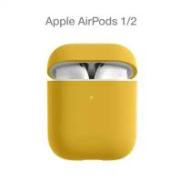 Силиконовый чехол COMMO Shield Case для Apple Airpods 1/2, Yellow