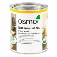 Цветное масло Осмо Dekorwachs Transparente Tone 3119 Шелковисто-серое0,125л