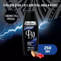 Гель для душа 3 в 1 Fa Men Свежесть грозы