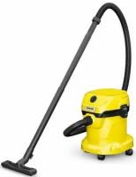 Пылесос Karcher WD 2 Plus жёлтый 1.628-011.0