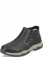 Rieker 31250-00V мужские ботинки черный комбинированный зима, Размер 46