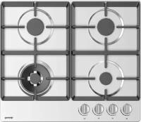 Варочная панель газовая Gorenje G641XHF, встраиваемая, 60 см, нержавеющая сталь, автоматический электроподжиг, форсунки для баллонного газа в комплекте, серебристый