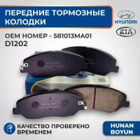 Передние тормозные колодки для Kia Ceed, Cerato, Kona, Seltos, Soul, Hyundai Creta, i30 - 581013MA01