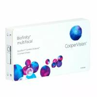 Мультифокальные линзы CooperVision Biofinity multifocal (3 линзы) Аддидация +2.00N -6.00 R 8.6, ежемесячные, прозрачные