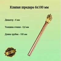 Клапан шредера 6х100 мм