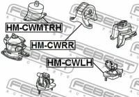 Подушка двигателя правая mt (гидравлическая), HMCWMTRH FEBEST HM-CWMTRH