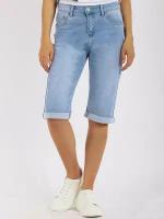 Капри FASHION JEANS 1555 голубой, размер 38