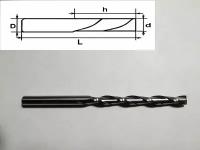 Спиральная двухзаходная фреза SL332, d-3,175/ h-32/ D-3,175/ L-60. X seriesдля ЧПУ станка