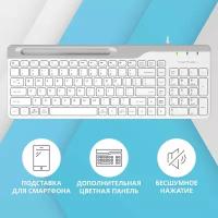 Клавиатура A4Tech Fstyler FK25 белый/серый USB slim