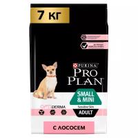 Pro Plan Small & Mini Adult Sensitive Skin корм для взрослых собак мелких и карликовых пород Лосось, 7 кг