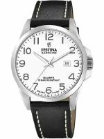 Наручные часы FESTINA Swiss Made, белый, черный