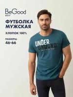 Футболка мужская с принтом SS20MJ232 асфальт р.62