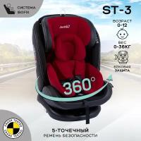 Автокресло Amarobaby ST-3,Isofix (красный)