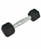 Гантель обрезиненная STARFIT DB-301 3 кг черная