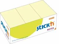 Бумага для заметок с клеевым краем STICK'N HOPAX, 38*51 мм, 100 л, желтый (в упаковке 3 блока)
