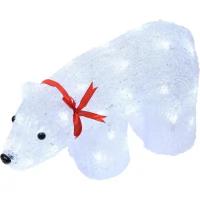 ULD-M3423-040/STA WHITE IP20 WHITE BEAR Фигура светодиодная «Белый медведь», 40 светодиодов, 34*12*23 см, белый, IP20 | код 7954 | Uniel ( 1шт )