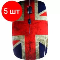 Беспроводная мышь SmartBuy SBM-327AG-BF-FC British Flag Full-Color Print Blue-Red USB