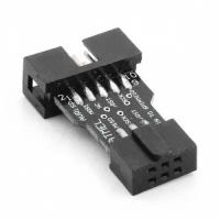 Переходник для программаторов Atmel 10 в 6 pins