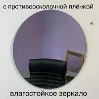 Зеркало в ванную круглое Briola 44 см влагостойкое