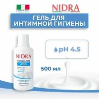 Nidra Гель для интимной гигиены увлажняющий с молочными протеинами 500 мл