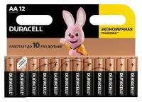 Батарейки DURACELL AA (LR6), экономичная упаковка, 12 шт