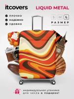 Чехол для чемодана itcovers, 150 л, размер L, желтый, оранжевый