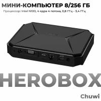 Мини-ПК (неттоп) CHUWI HeroBox N100 8/256Гб