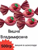 Конфеты Фруктовичи Вишня Владимировна в шоколадной глазури, 500 г, флоу-пак