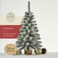 Искусственная елка Северная заснеженная 50 см, мягкая хвоя, Max Christmas (ЕНС05)