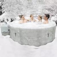 Bestway Надувной бассейн-джакузи Lay-Z-Spa: Zurich 180*66 см, аэромассаж, теплосберегающий тент 60065