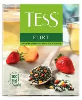 Чай зеленый Tess Flirt в пакетиках, 100 пак