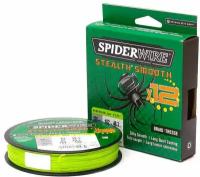 Spider, Плетеная леска Spiderwire Stealth Smooth 12 Braid, 150м, 0.15мм, 16.5кг, яркожелтая
