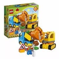 Конструктор LEGO DUPLO 10812 Грузовик и гусеничный экскаватор