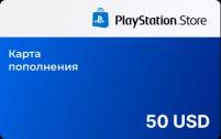 Подарочная карта Sony PlayStation Store 50 USD USA США/ Пополнение счета, цифровой код