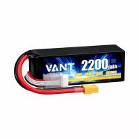 Аккумулятор LiPo Vant - 14.8В 2200мАч 120C (4S, мягкий корпус, разъём XT60)