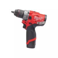 Аккумуляторная дрель-шуруповерт Milwaukee M12 FDD-202X FUEL электроинструмент, подарок на день рождения мужчине, любимому, папе, дедушке, парню