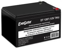 Аккумуляторная батарея ExeGate DT 1207 (12V 7Ah, клеммы F1) ES252436RUS